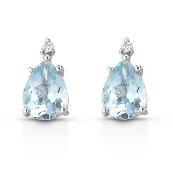 Pendientes Kioto Mujer in Oro blanco Topazio OR9KT-1G - OR9KT-1G